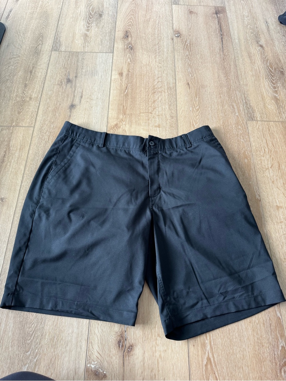 Men's Black Nike Standard Fit Flex Golf Shorts Size 38
